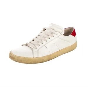 Saint Laurent Authentic Leather Sneakers Women's Size: 7 | IT 37